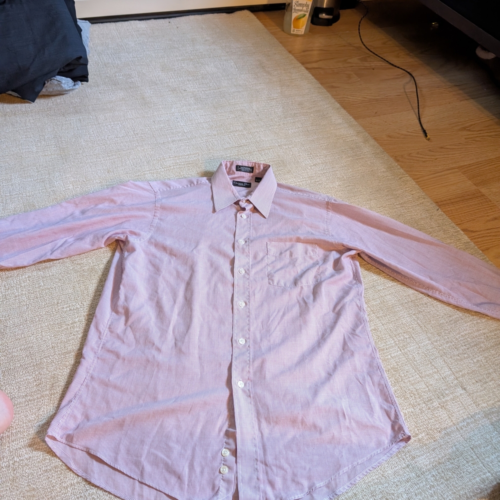 Vintage Dior men's Dress Shirt.